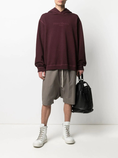 Rick Owens drawstring-fastening knee-length shorts outlook