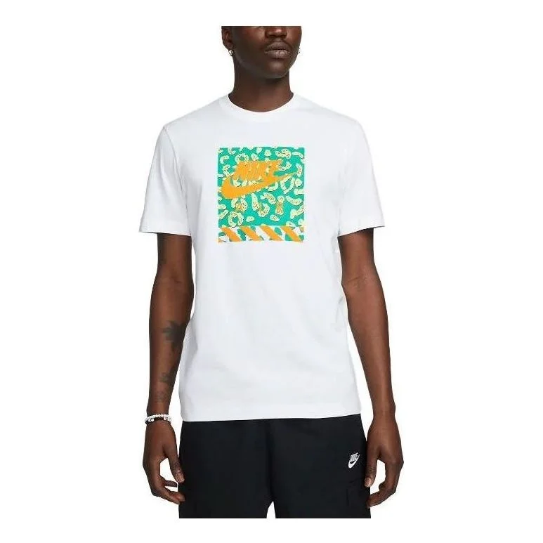 Nike Sportswear Brandriffs T-Shirt 'White' FB9815-100 - 1