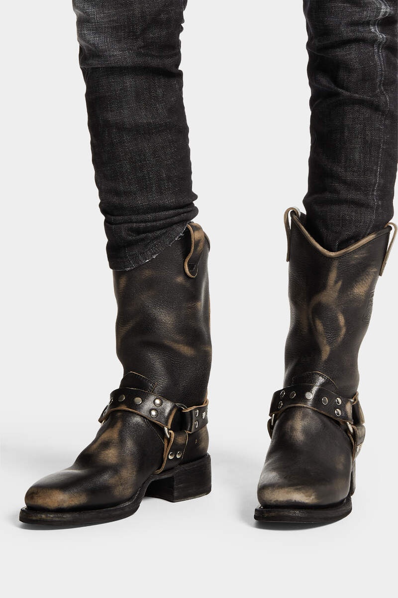 HARLEY BIKER BOOTS - 6
