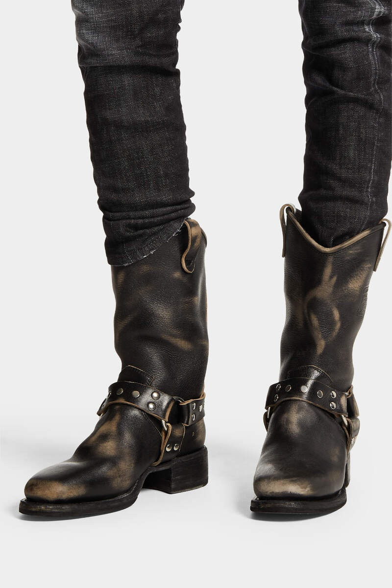 HARLEY BIKER BOOTS 6
