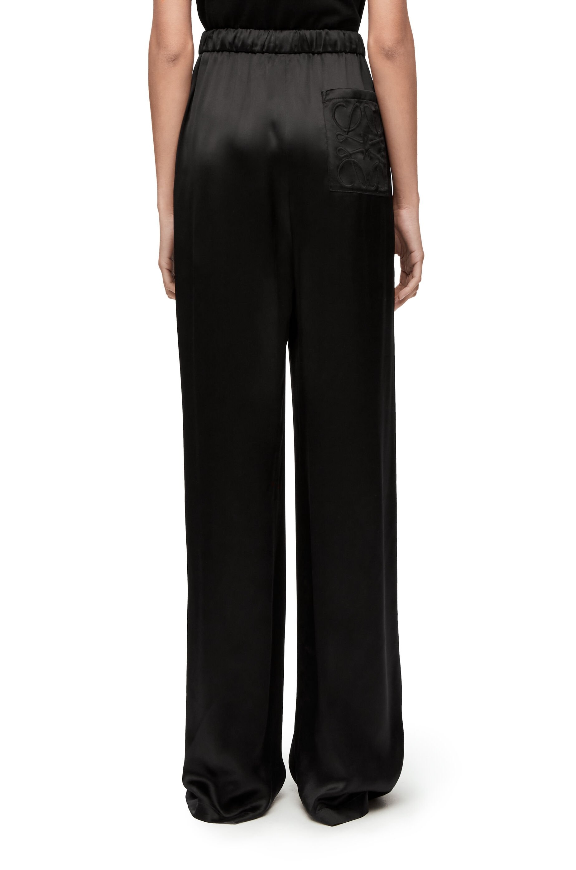 Pyjama trousers in silk satin - 4