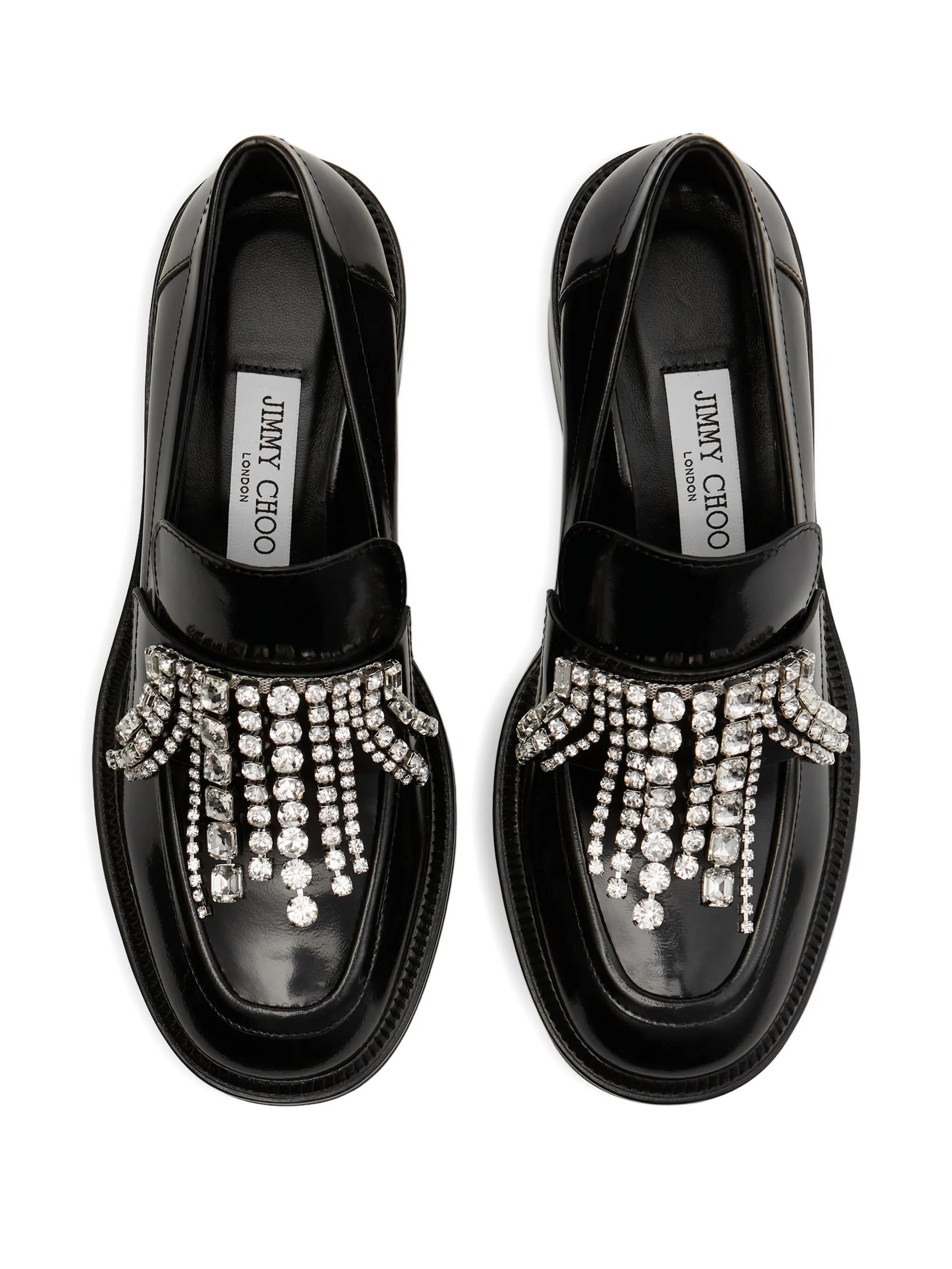 Jimmy Choo 50mm Tylor Crystal-embellished Loafer Pumps - 2