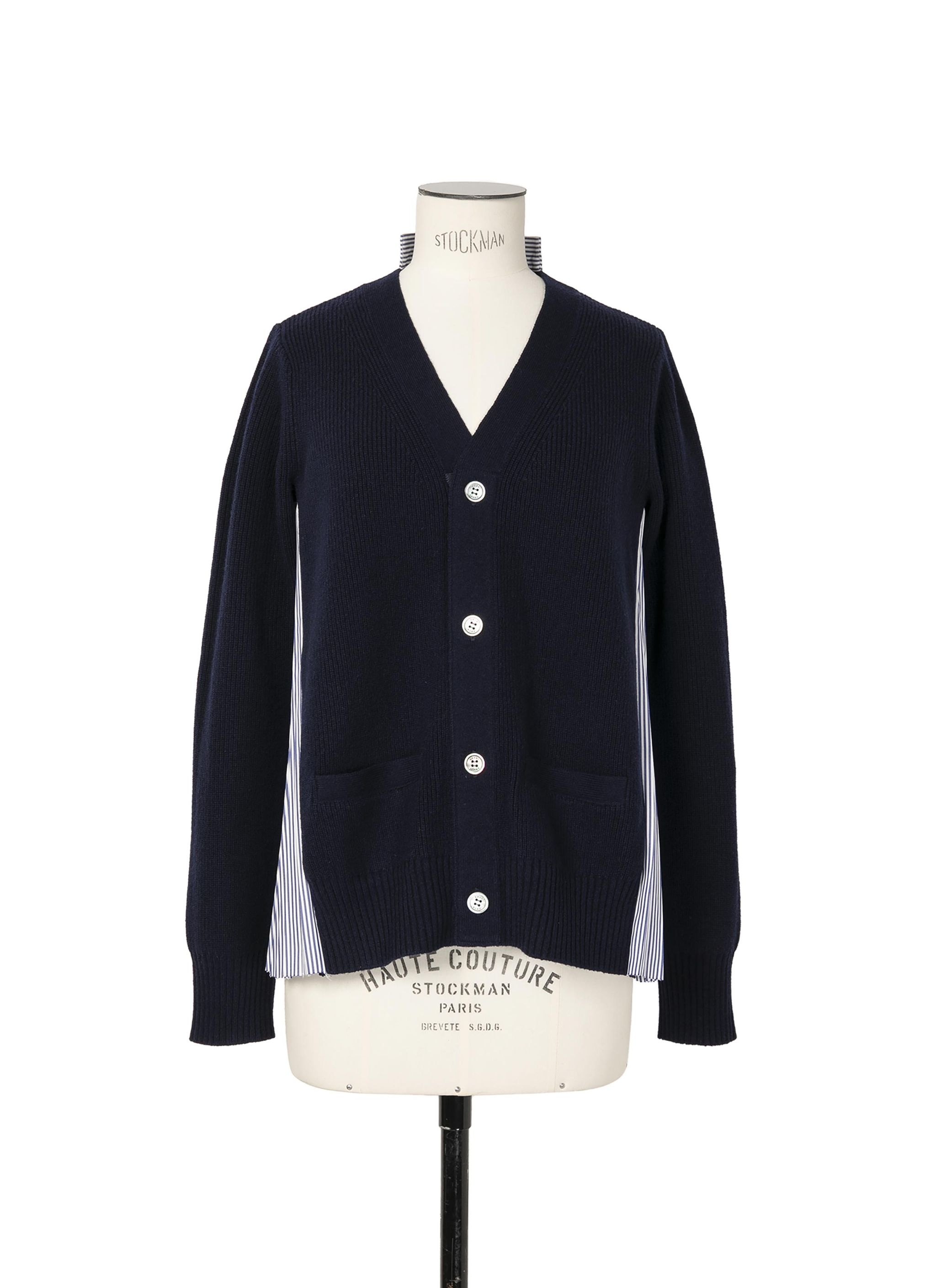 Wool Knit Cardigan - 1