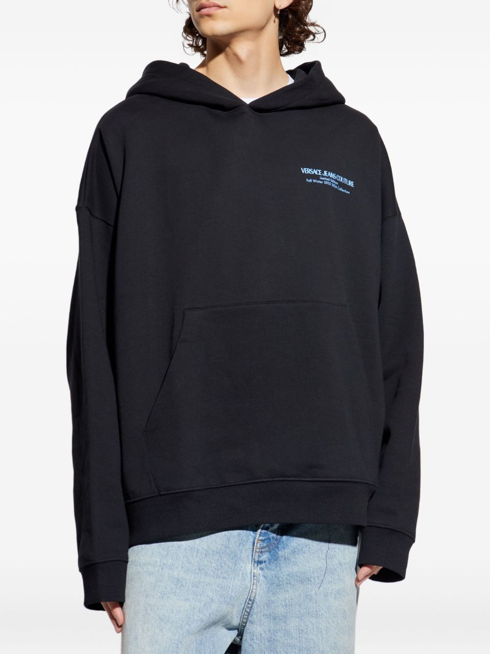 logo-print hoodie - 3
