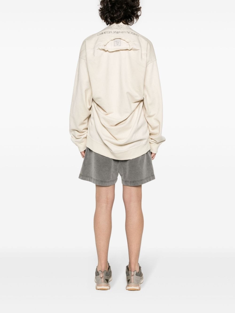 layered-design sweatshirt - 2