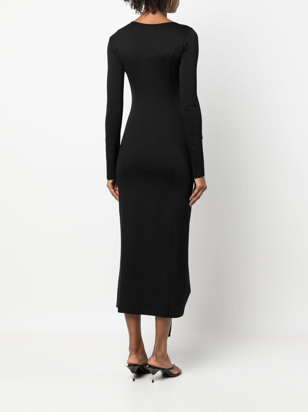 cut out-detail maxi dress - 4