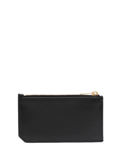 SAINT LAURENT logo-stamp card holder outlook