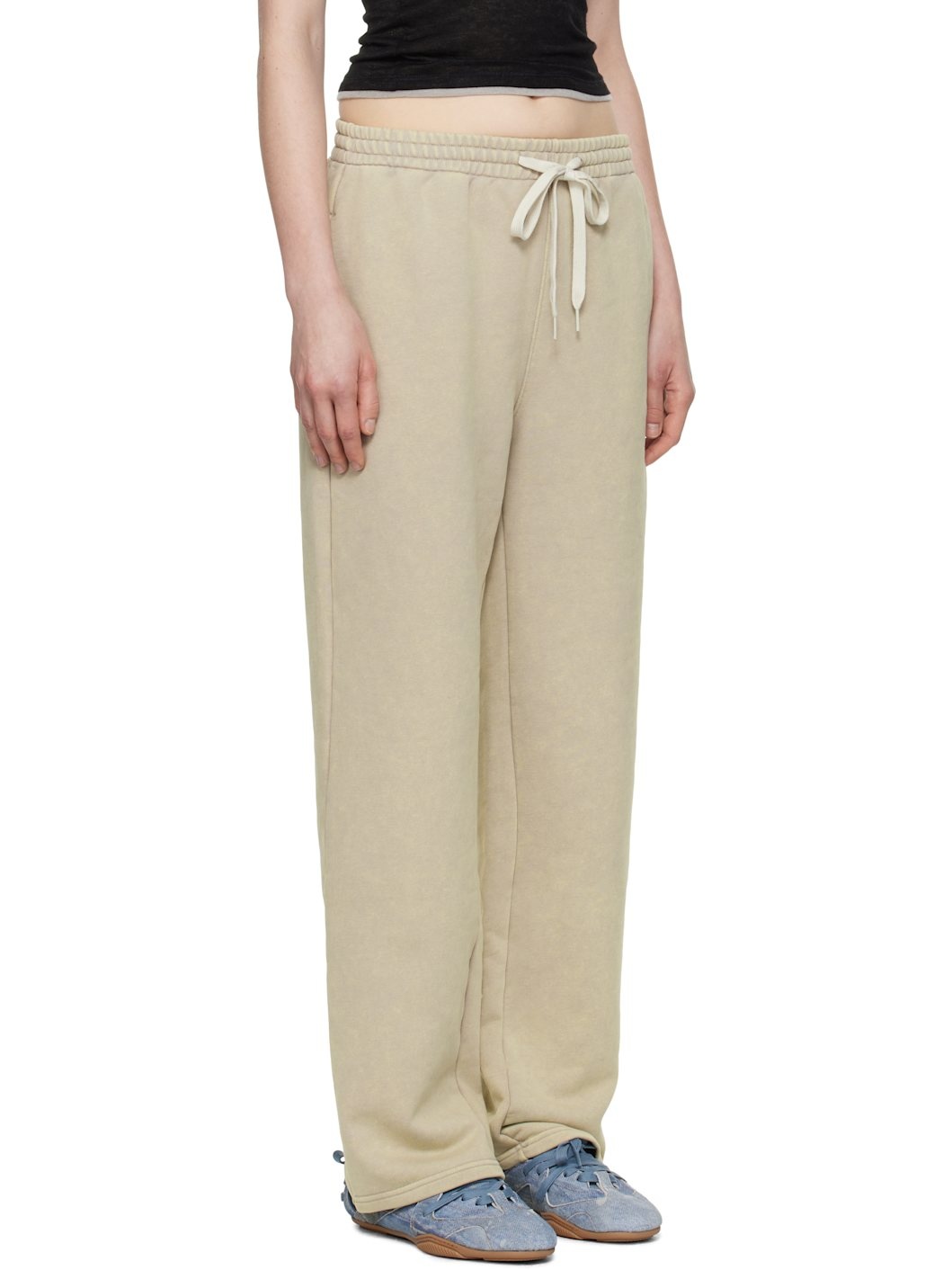 Beige Classic Lounge Pants - 2