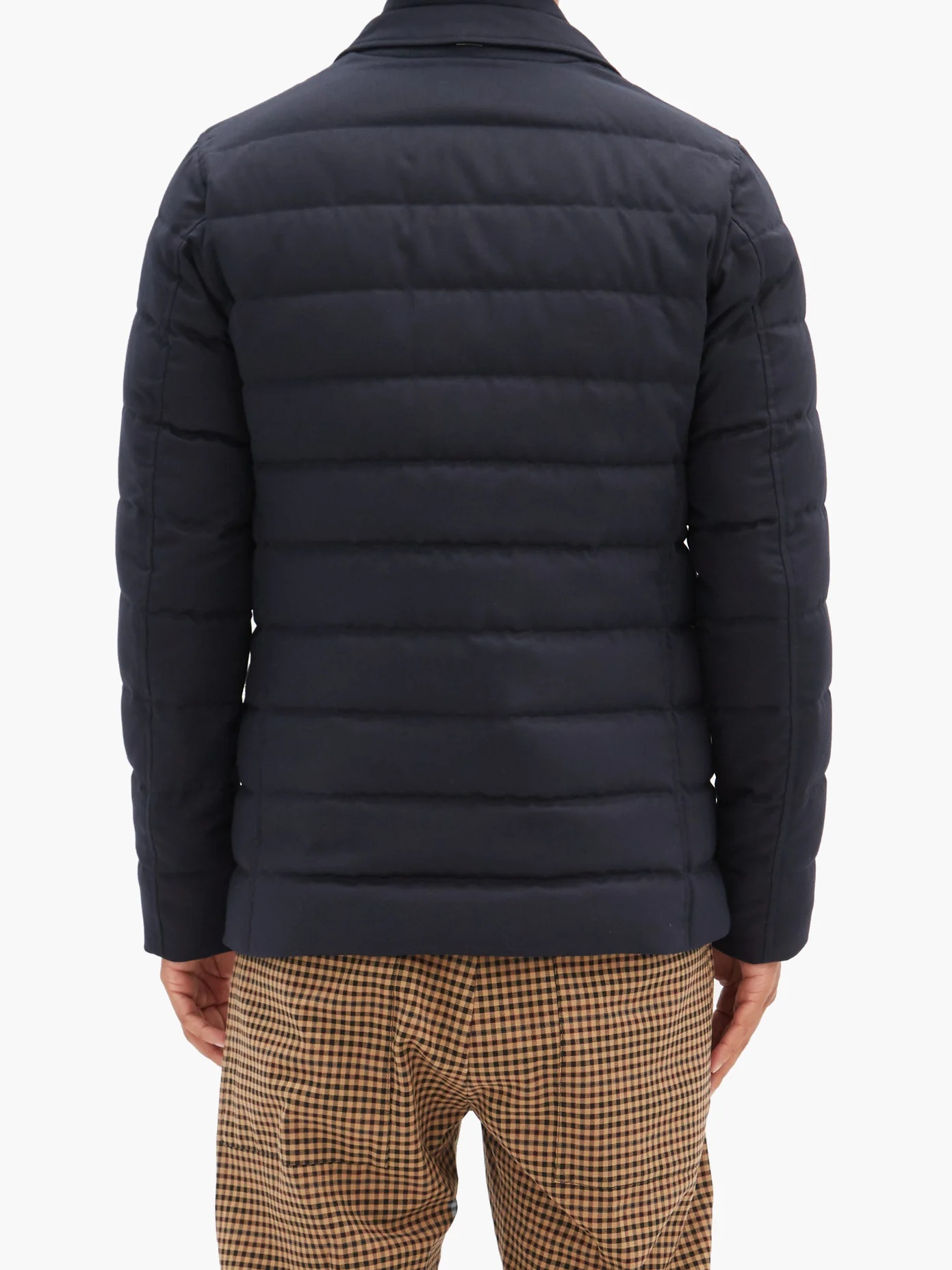 Quilted down jacket - 5