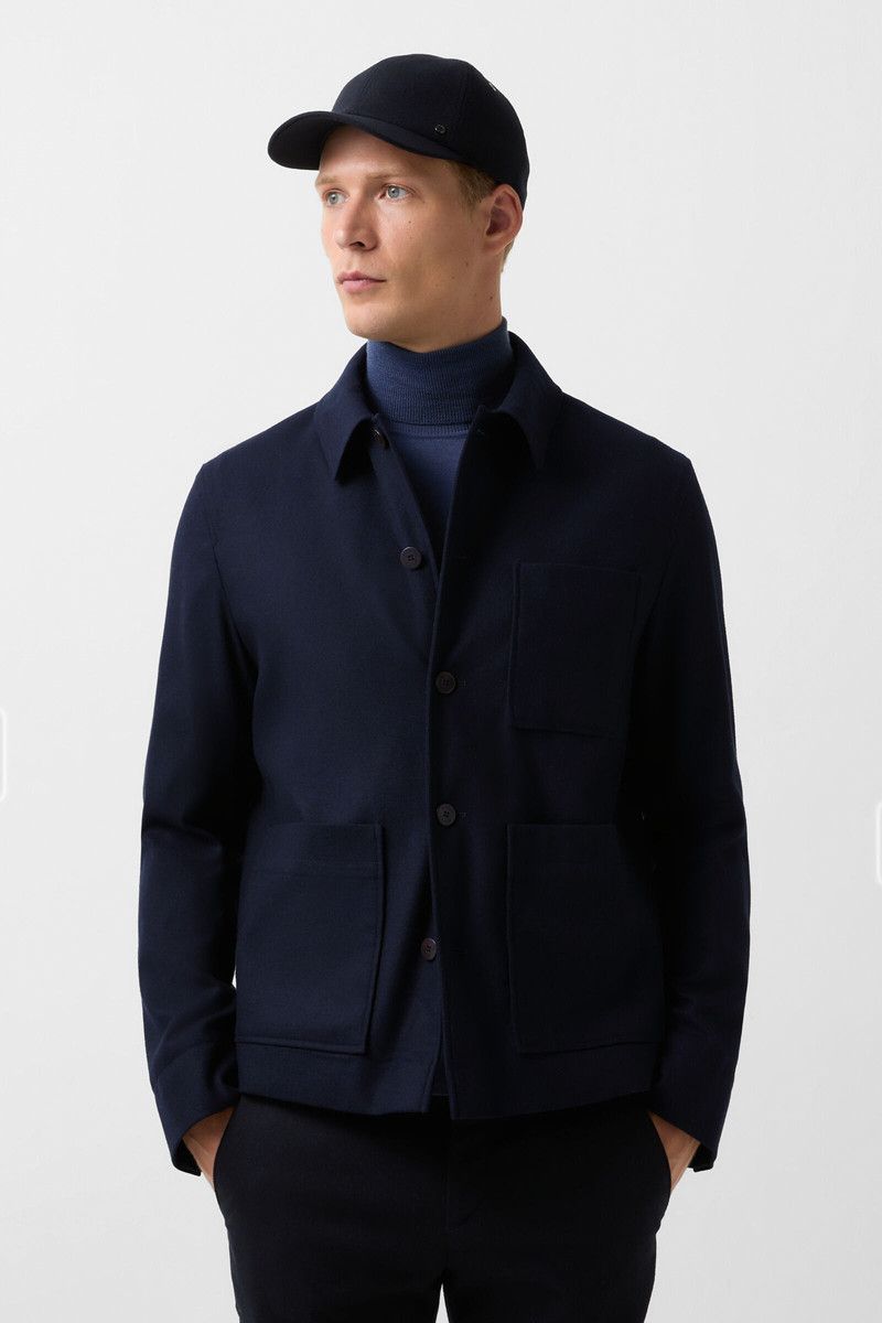 Overshirt Mirco in Navy blue 2