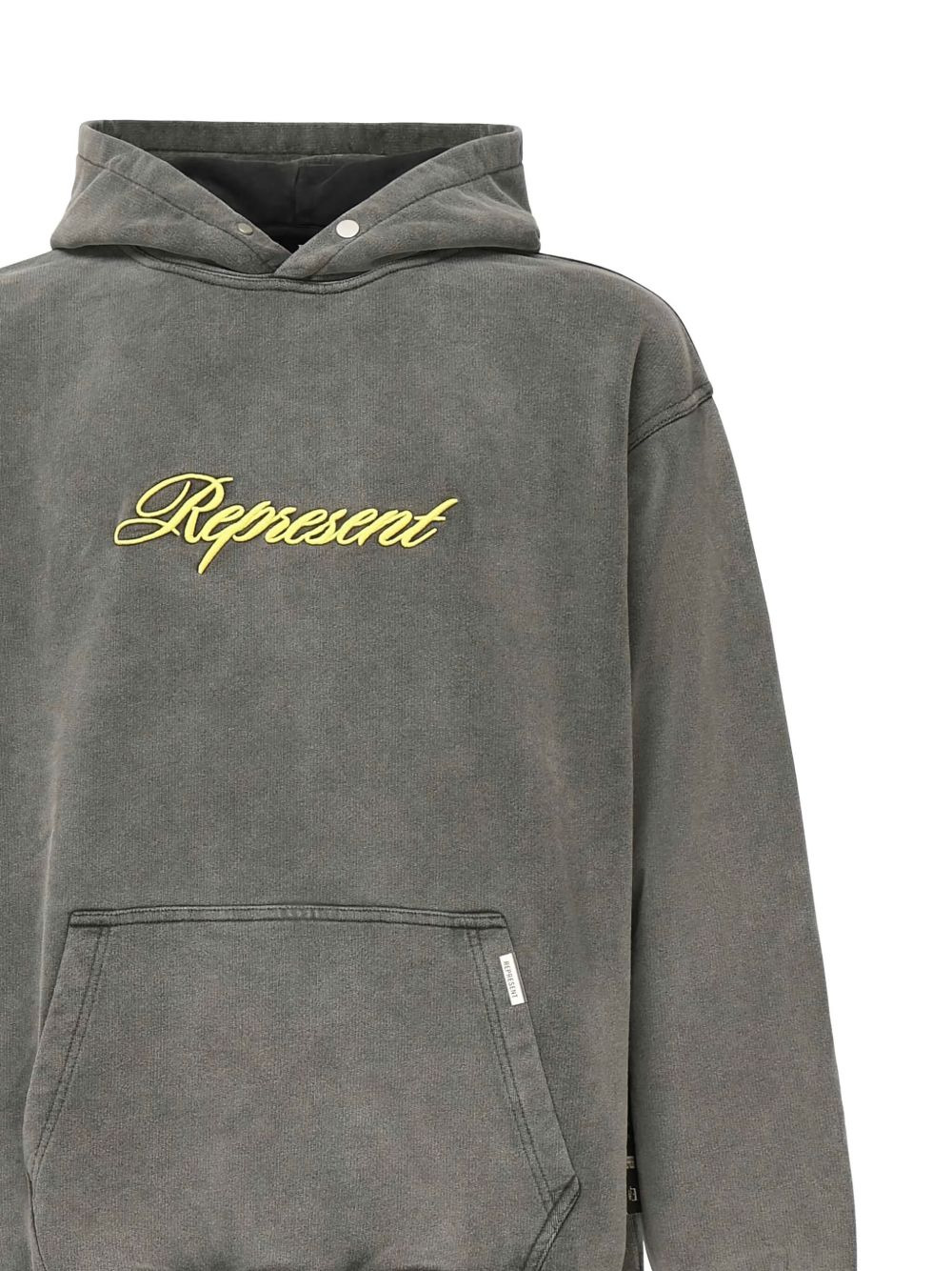 embroidered cotton hoodie - 3