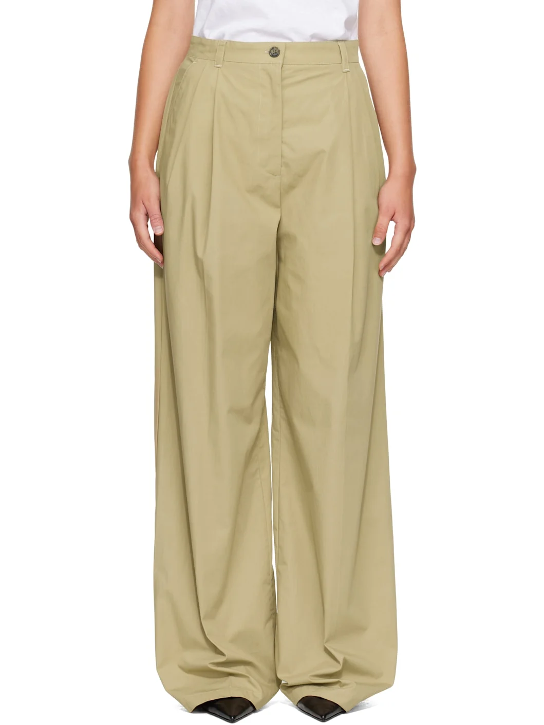 Beige Ginny Trousers - 1