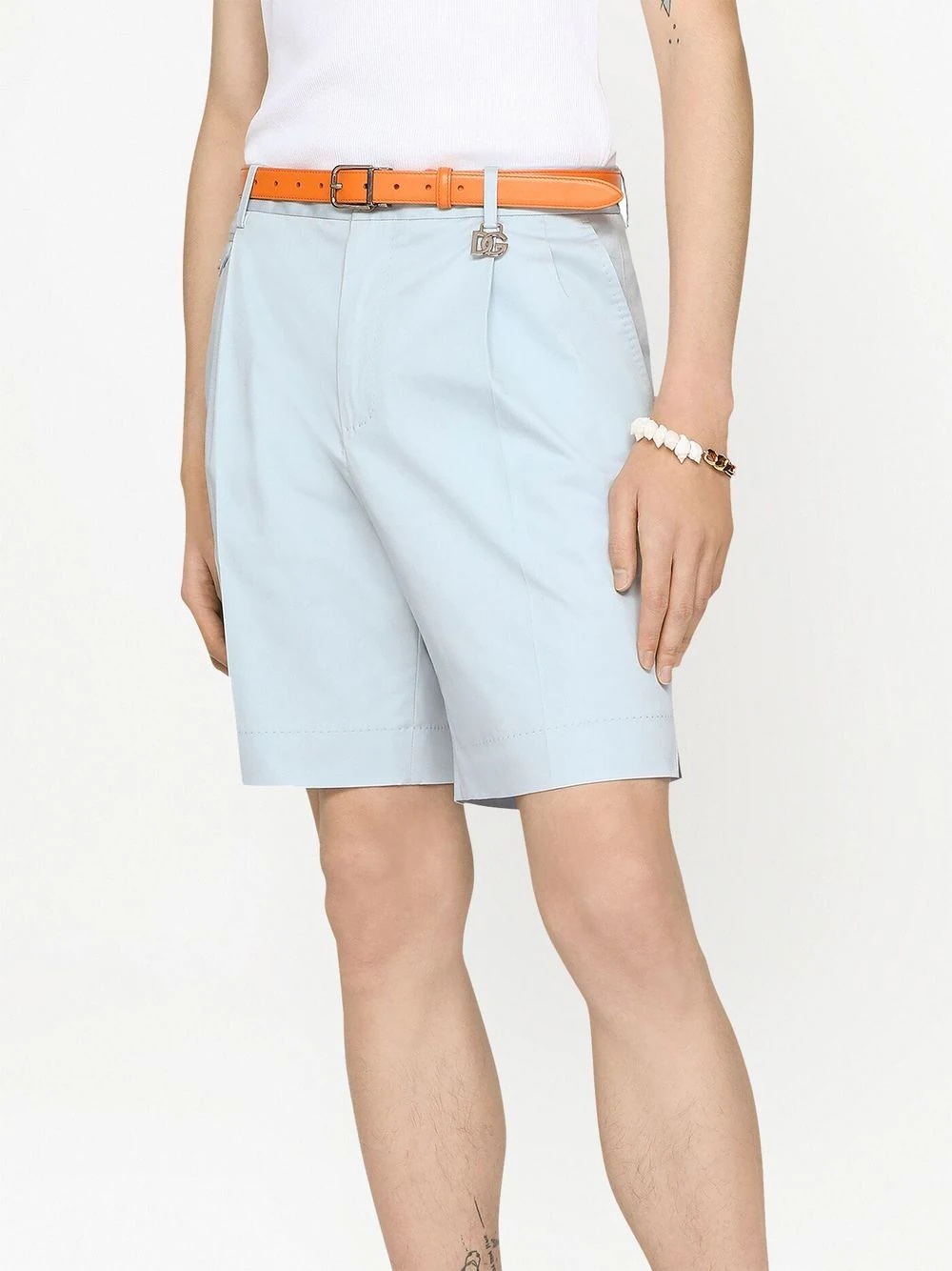 logo-plaque Bermuda shorts - 5