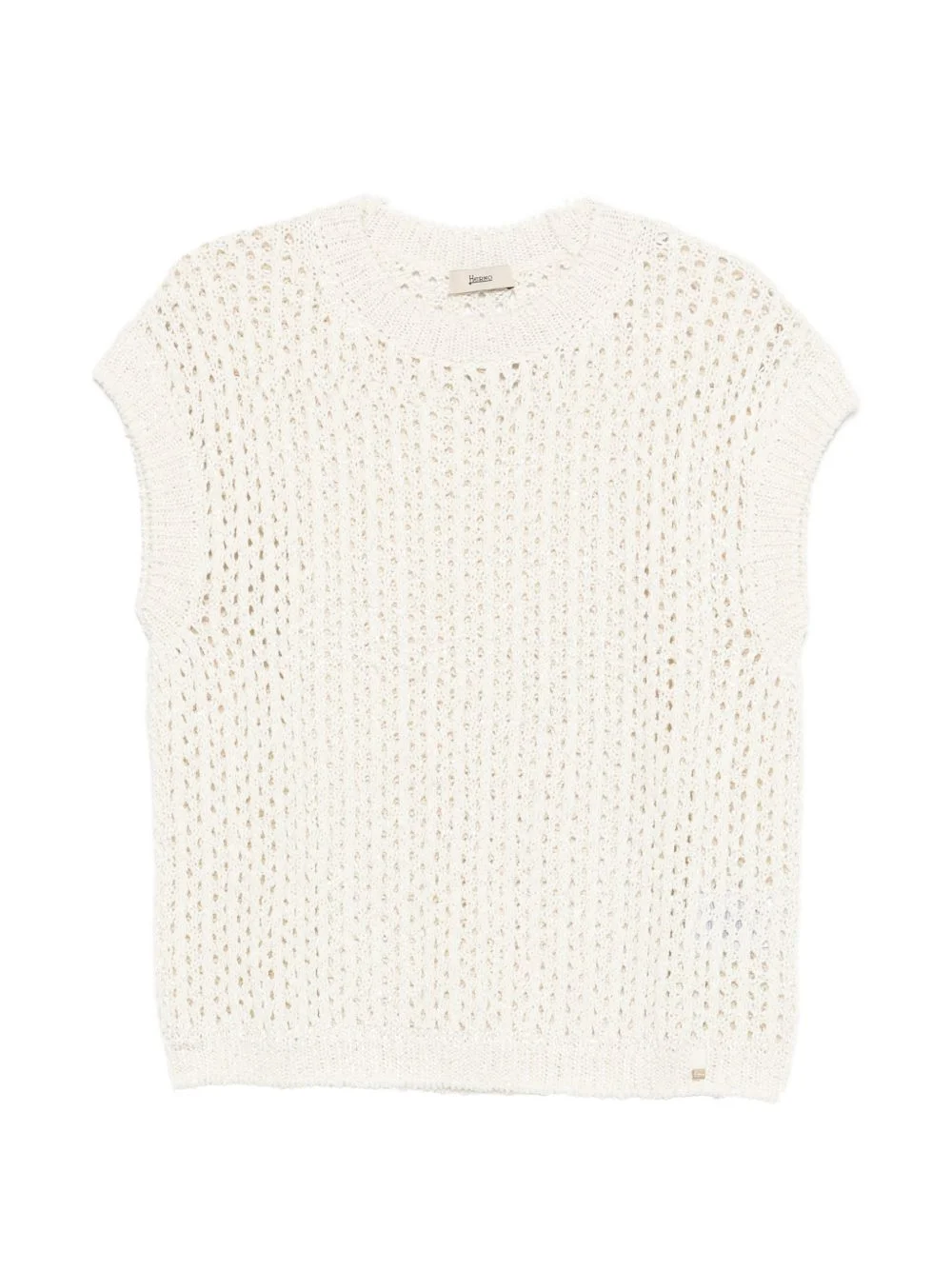open-stitch knitted top - 1