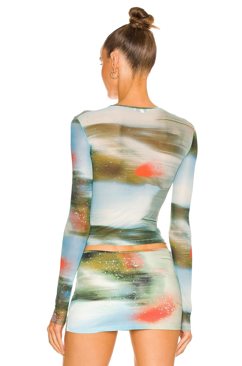 miaou Power Mesh Long Sleeve Tee outlook