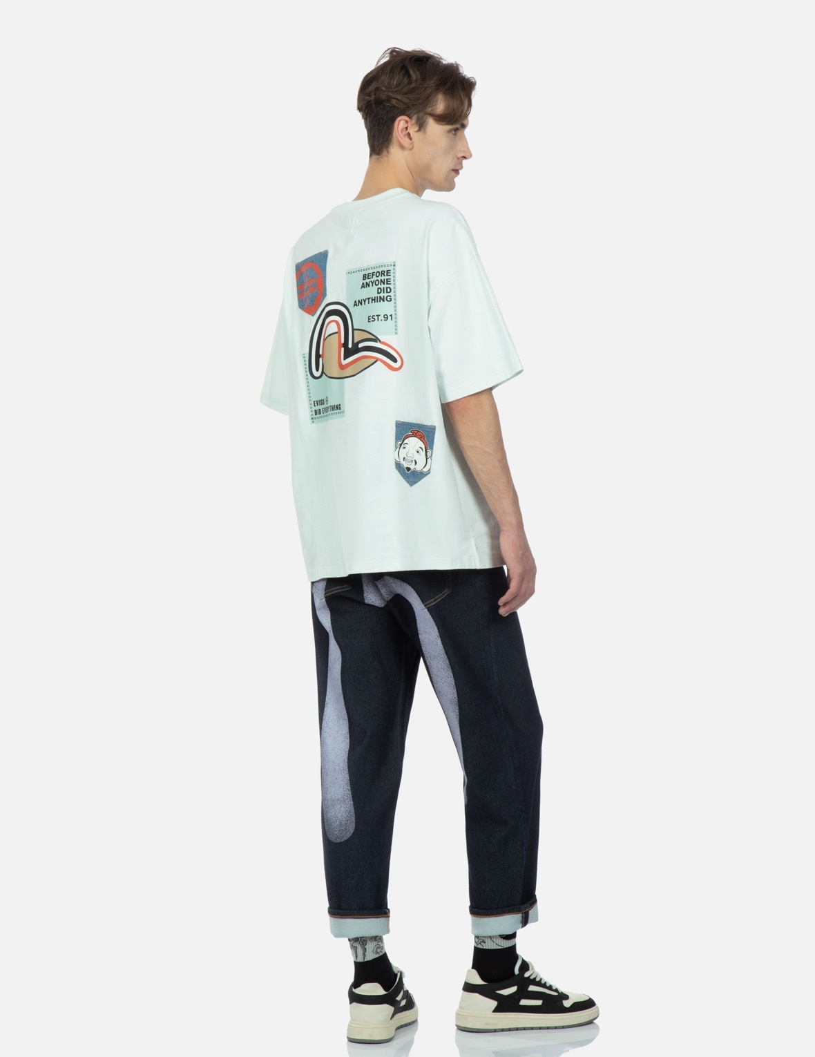 SEAGULL DAICOCK PRINT JEANS - 3