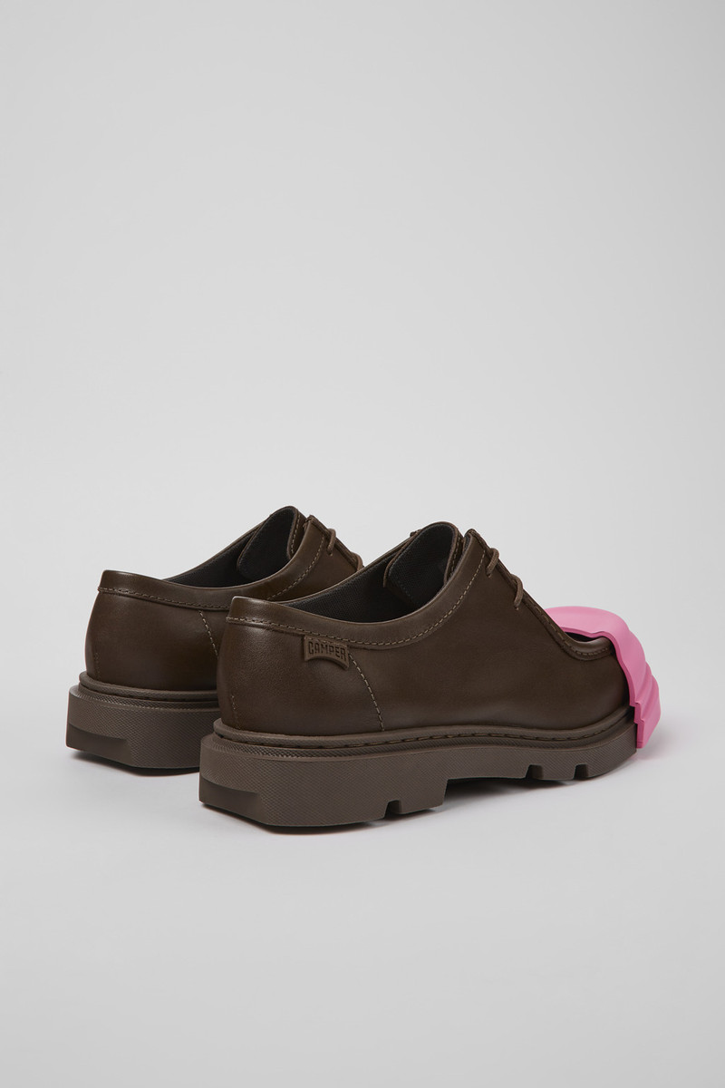 CAMPERLAB Brown Leather Shoes for Men. outlook