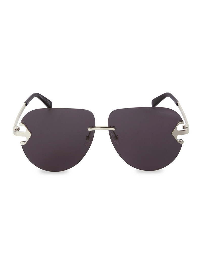 Men's Alexandria Round Sunglasses - Grey 1