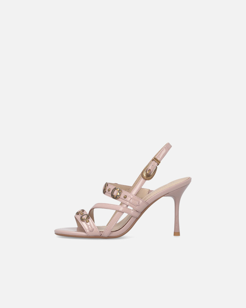 PINKO HIGH SLINGBACK SANDALS WITH STRAPS AND STUDS outlook
