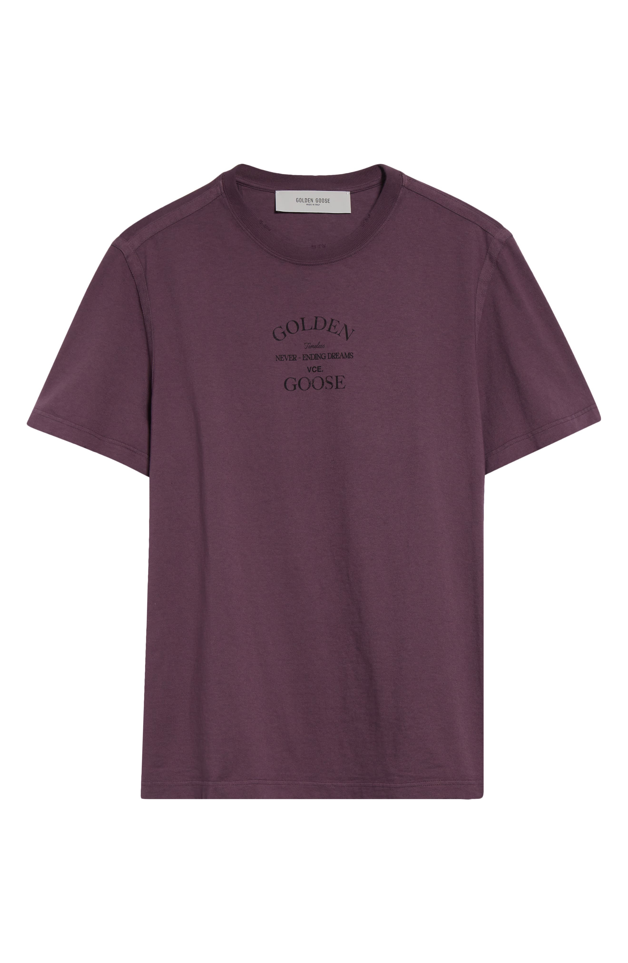 Golden Goose Journey Cotton Graphic T-Shirt in Purple/Black at Nordstrom - 5