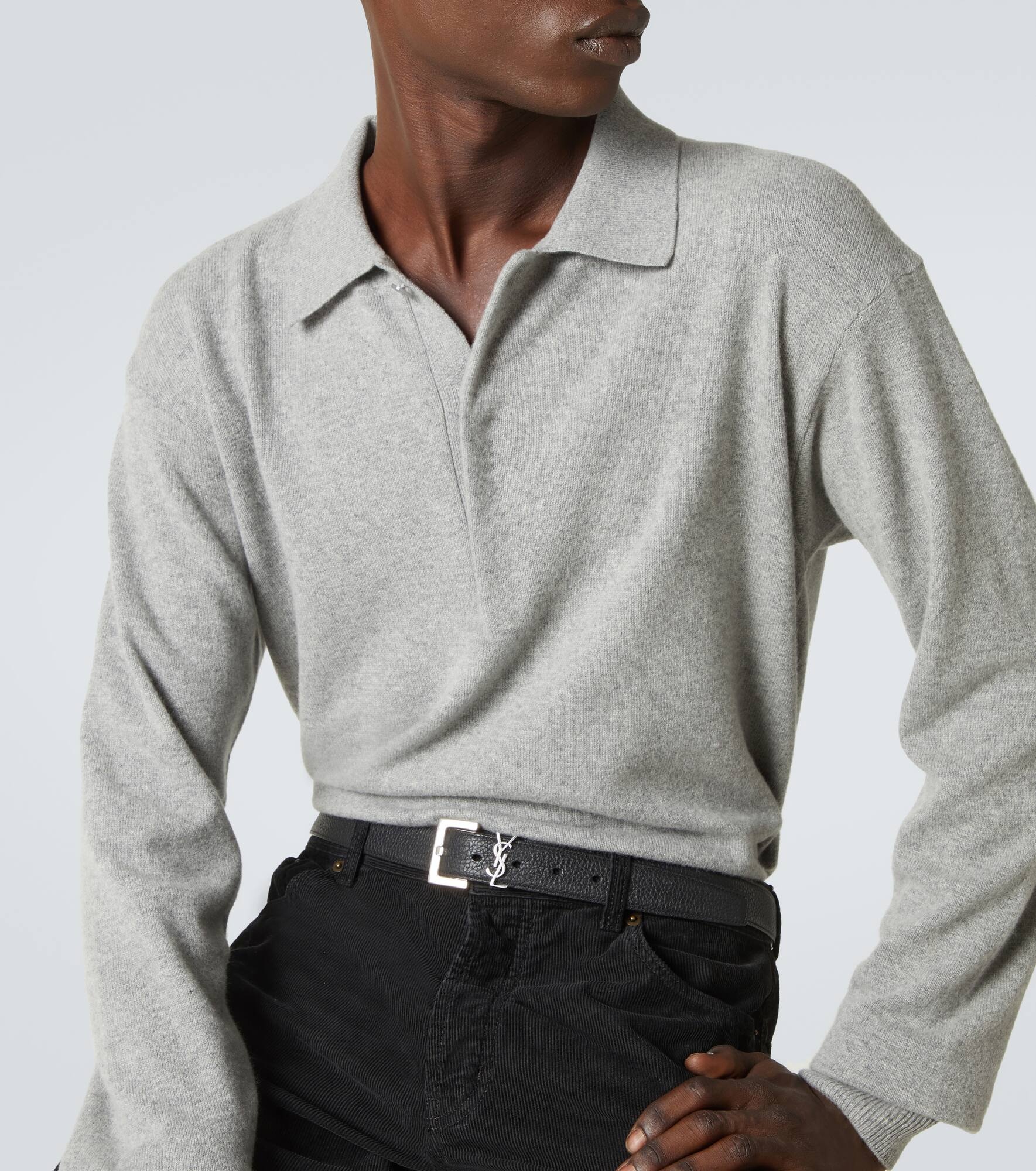 Wool polo sweater - 5