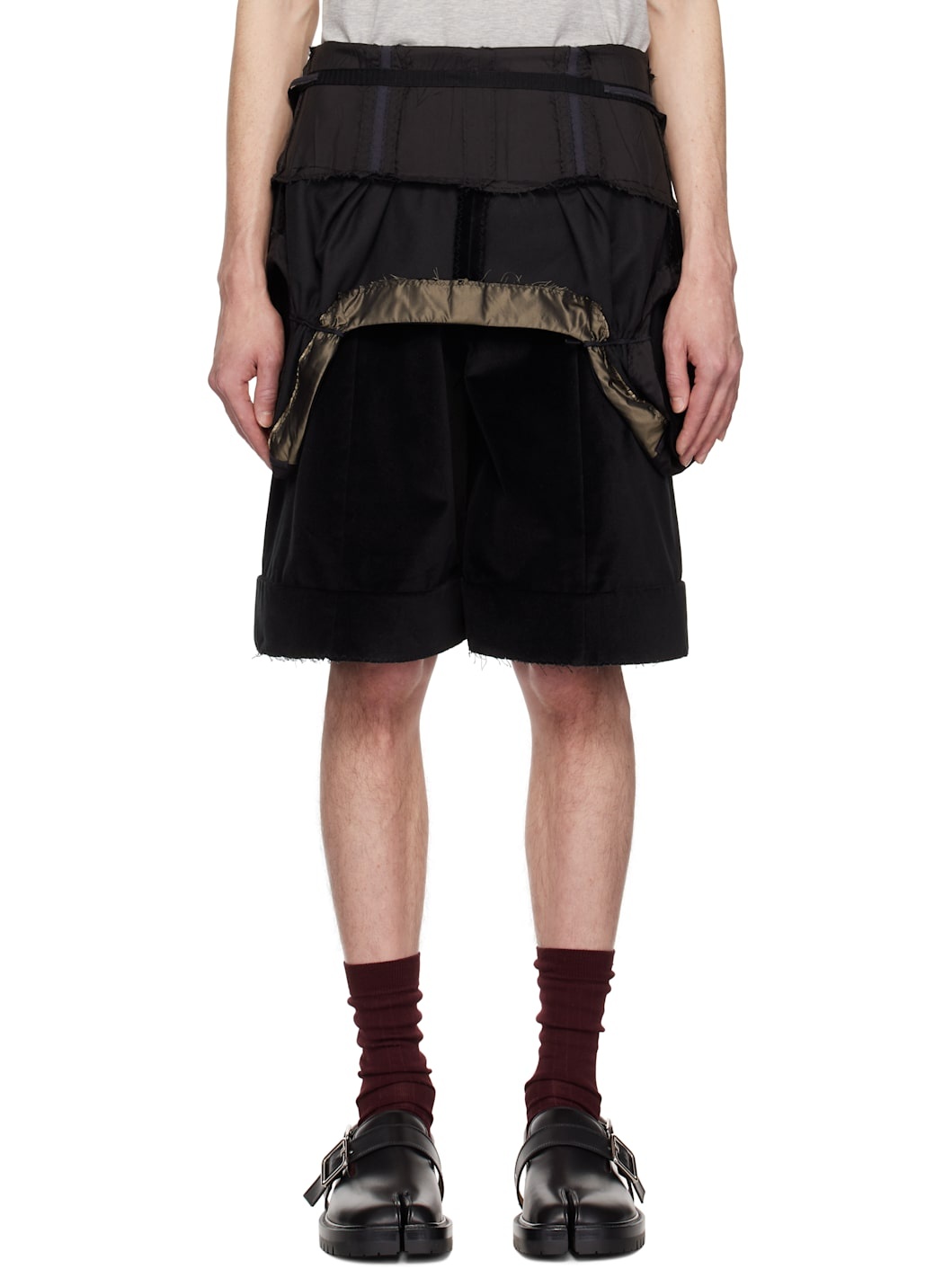 Black Multi-Wear Shorts - 1