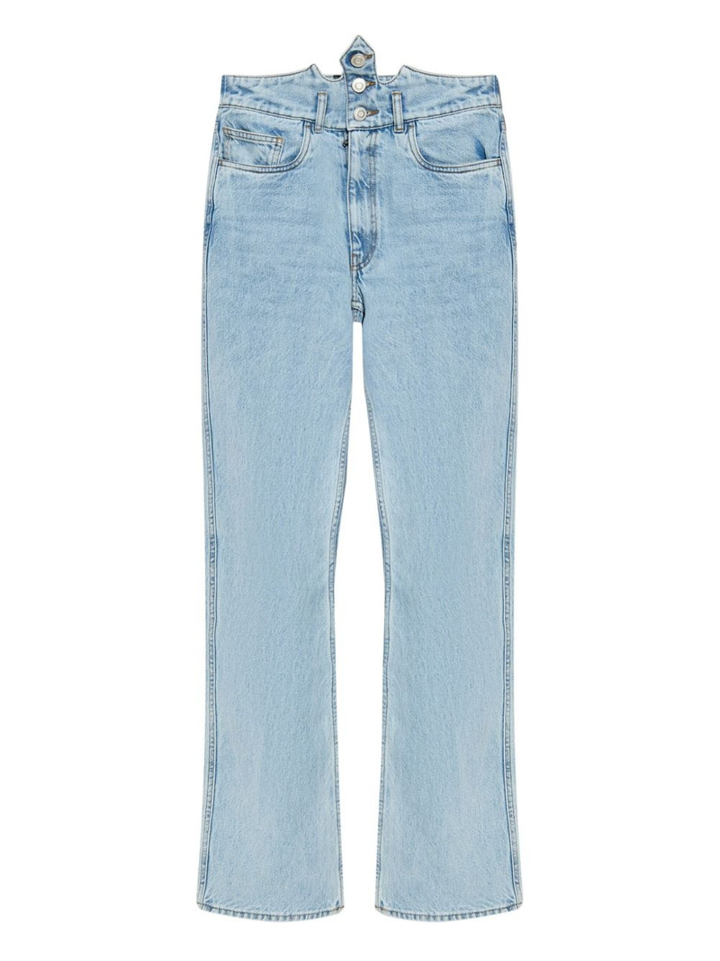 logo-plaque jeans 1