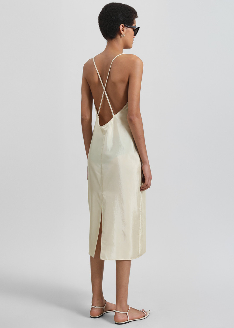 Vence Slip Dress - Pale Yellow 6