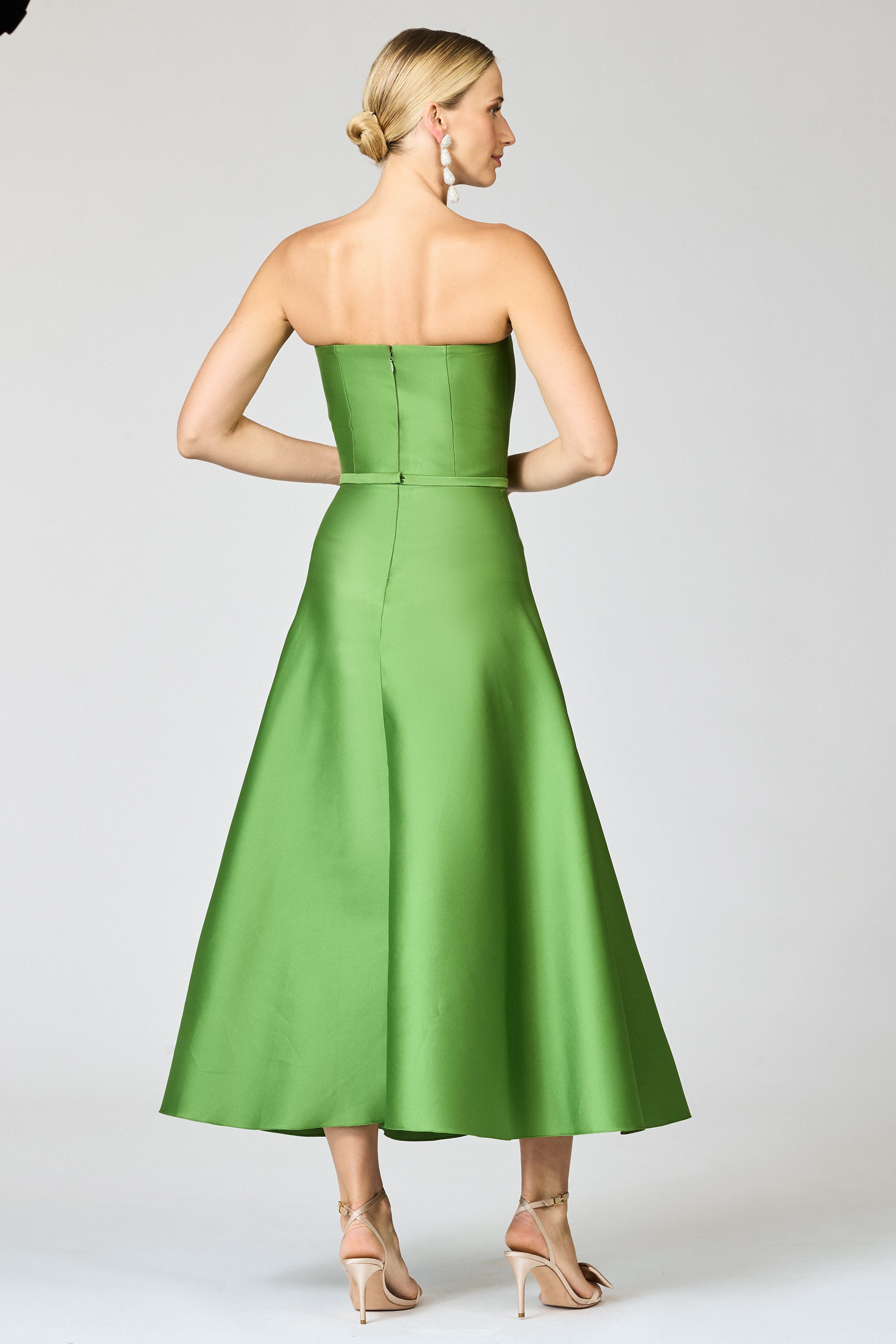 DARIAN DRESS - GREEN GARNET - 3