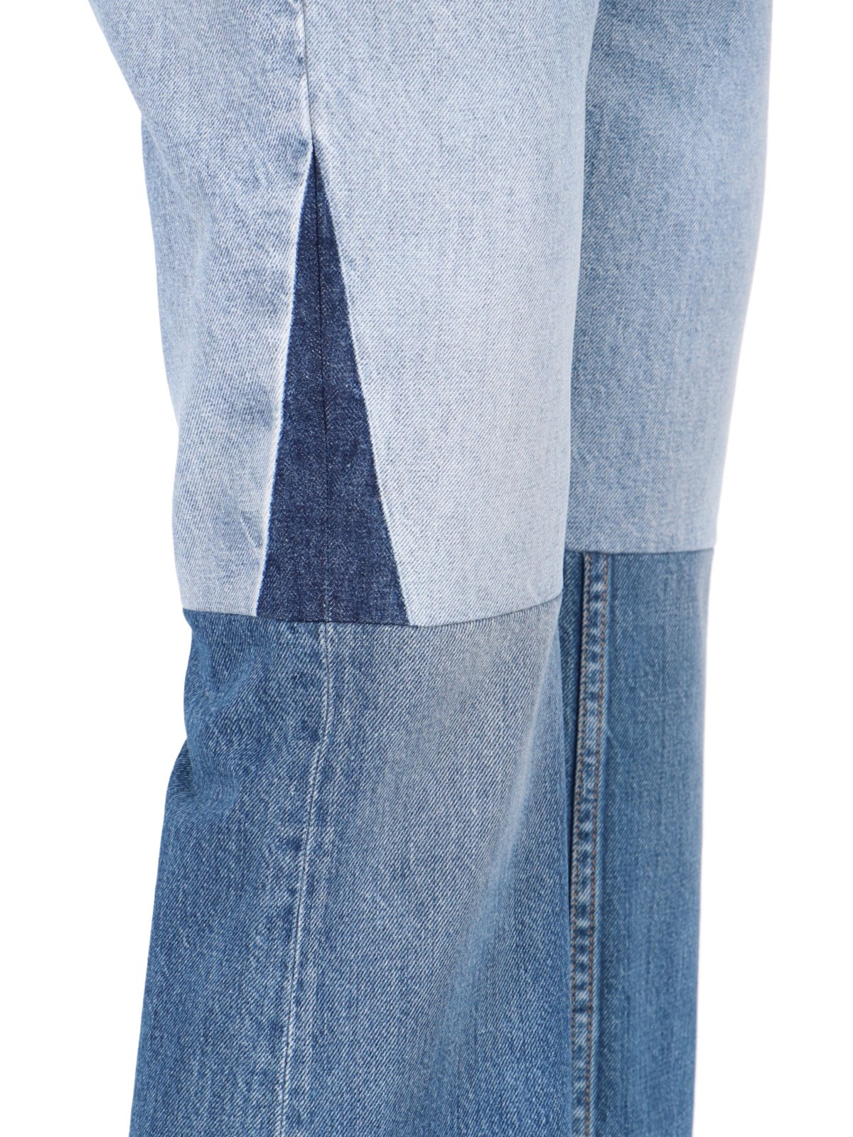 'PATCHWORK' BOOTCUT JEANS - 4