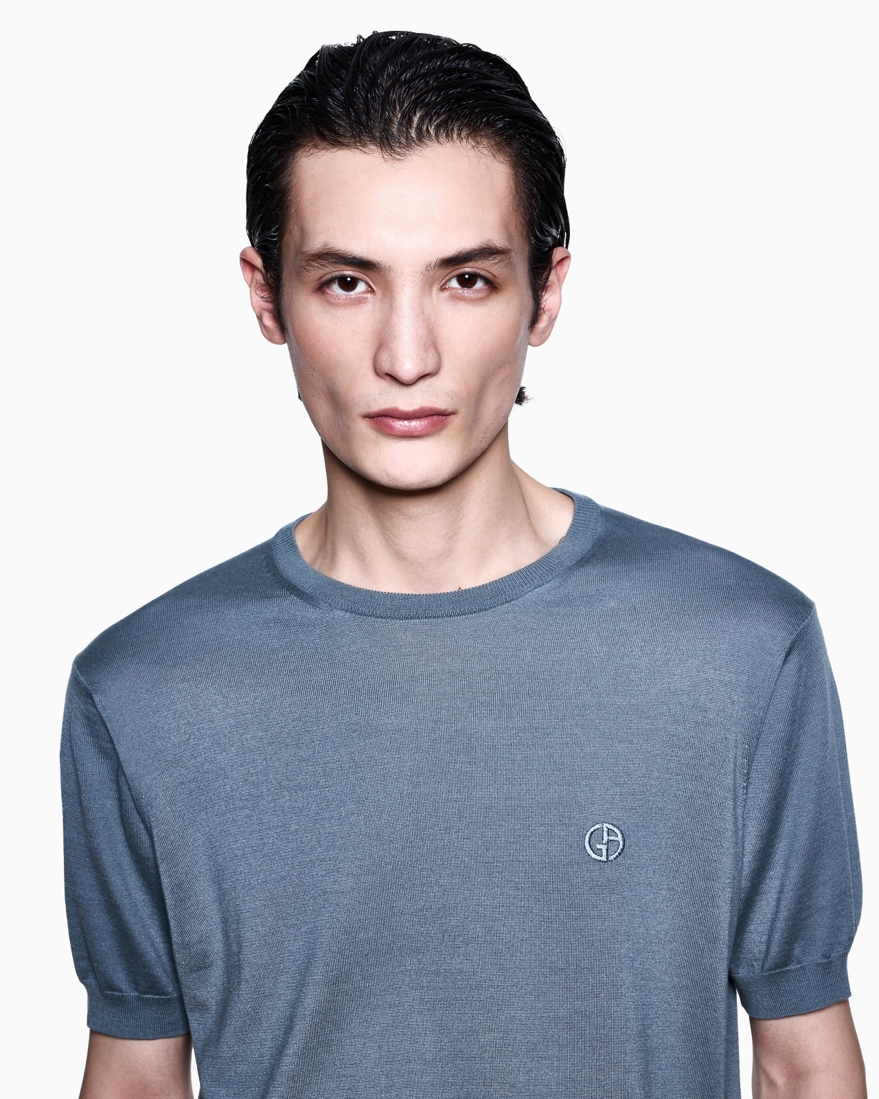 SHORT-SLEEVED SILK-COTTON JUMPER - 5