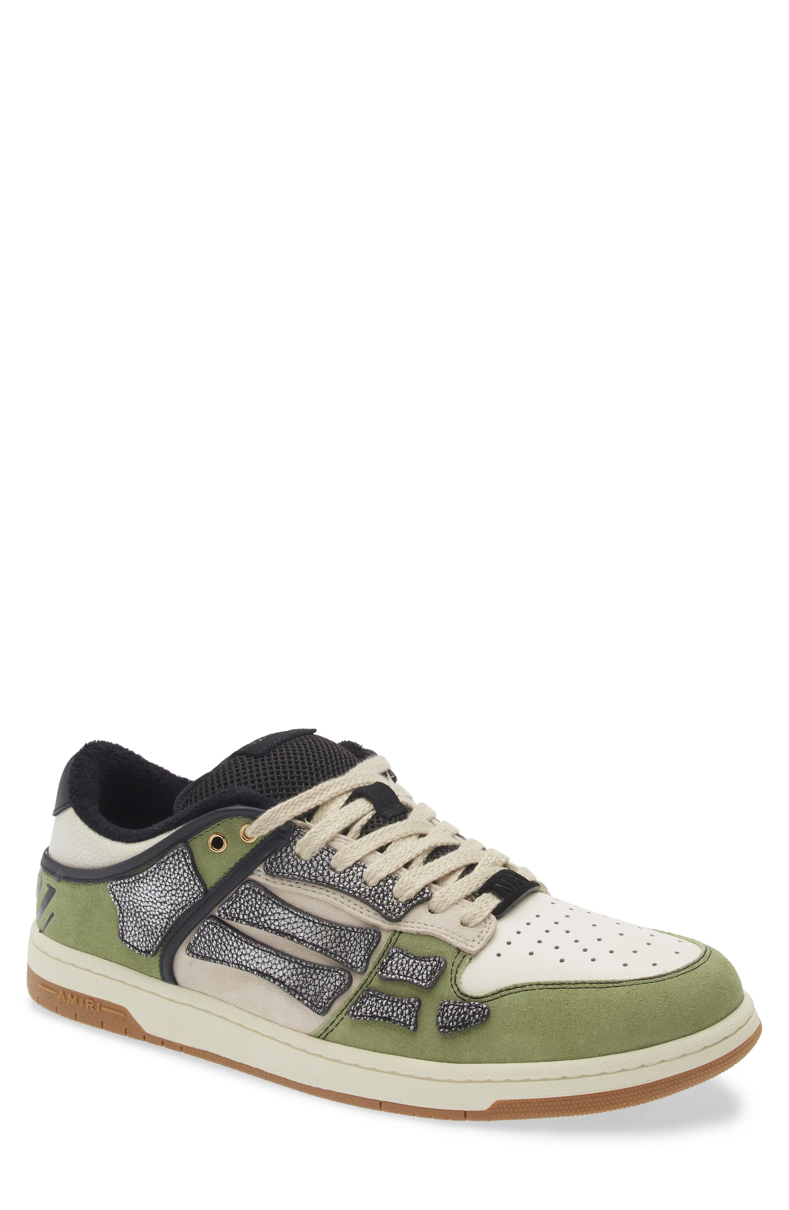 AMIRI XL Skel Low Top Sneaker in Green Tea at Nordstrom - 1