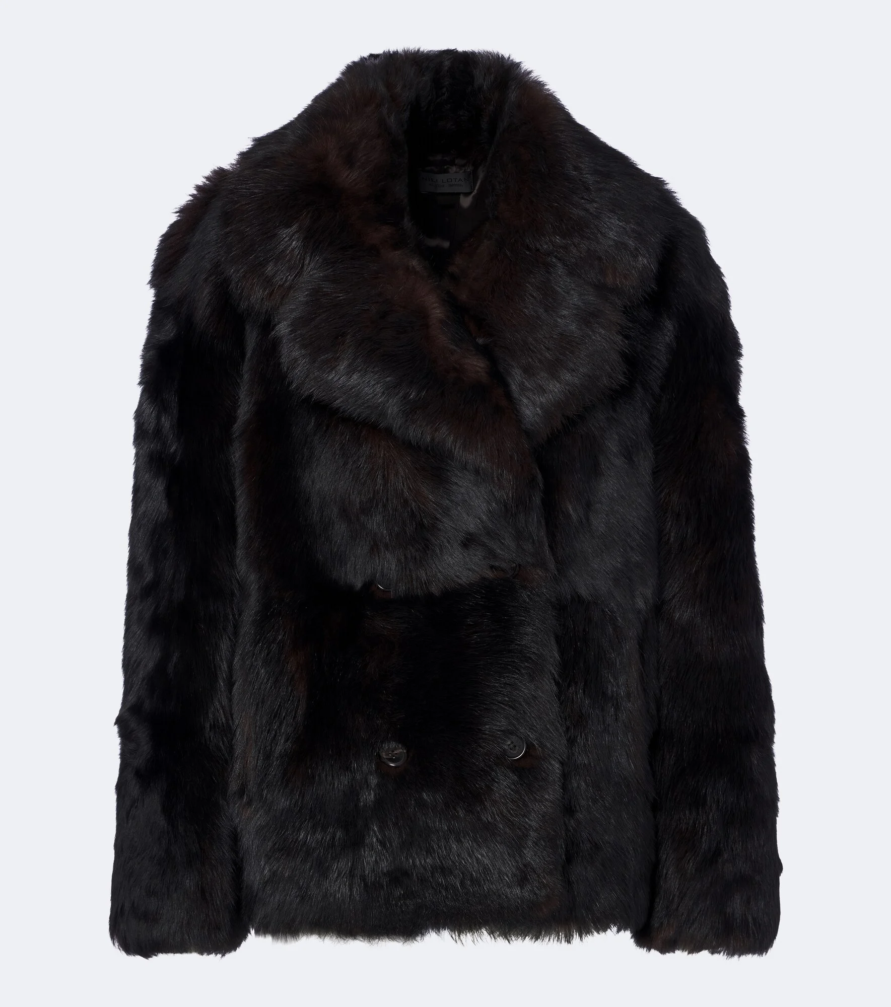 Cleophee double-breasted shearling jacket - 1
