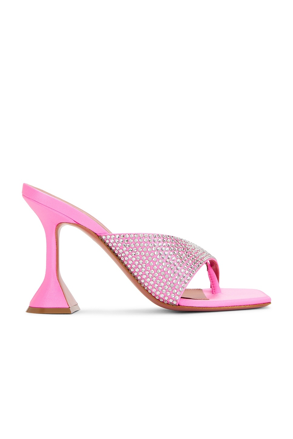 Shiona 95 Slipper In Fluo Pink & White Crystals - 1