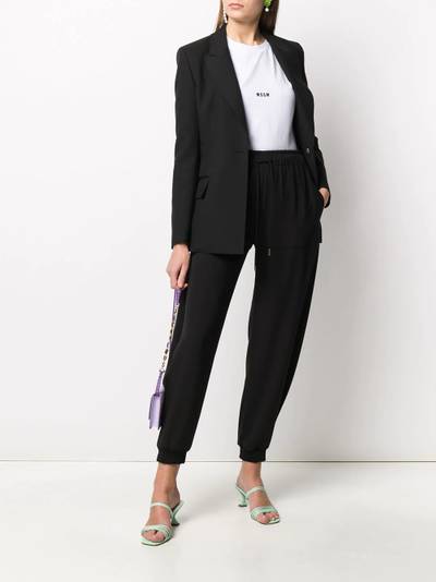 MSGM peak-lapel blazer outlook