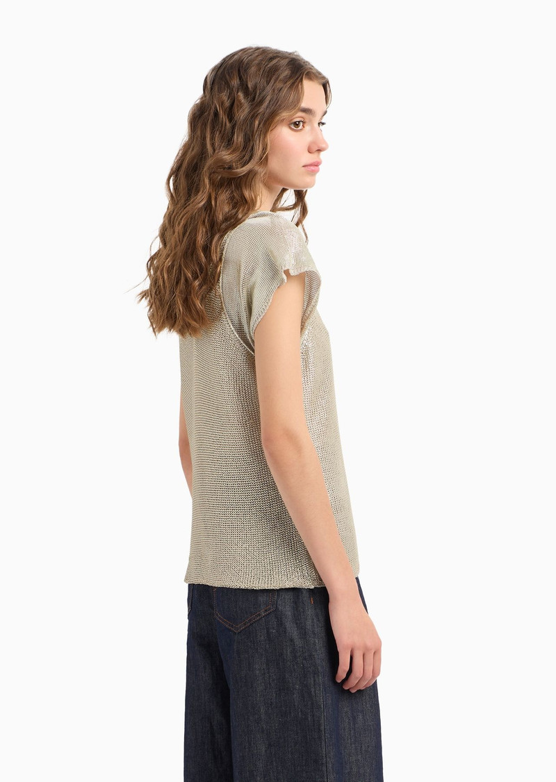 Lamé jumper in KFB fabric 3