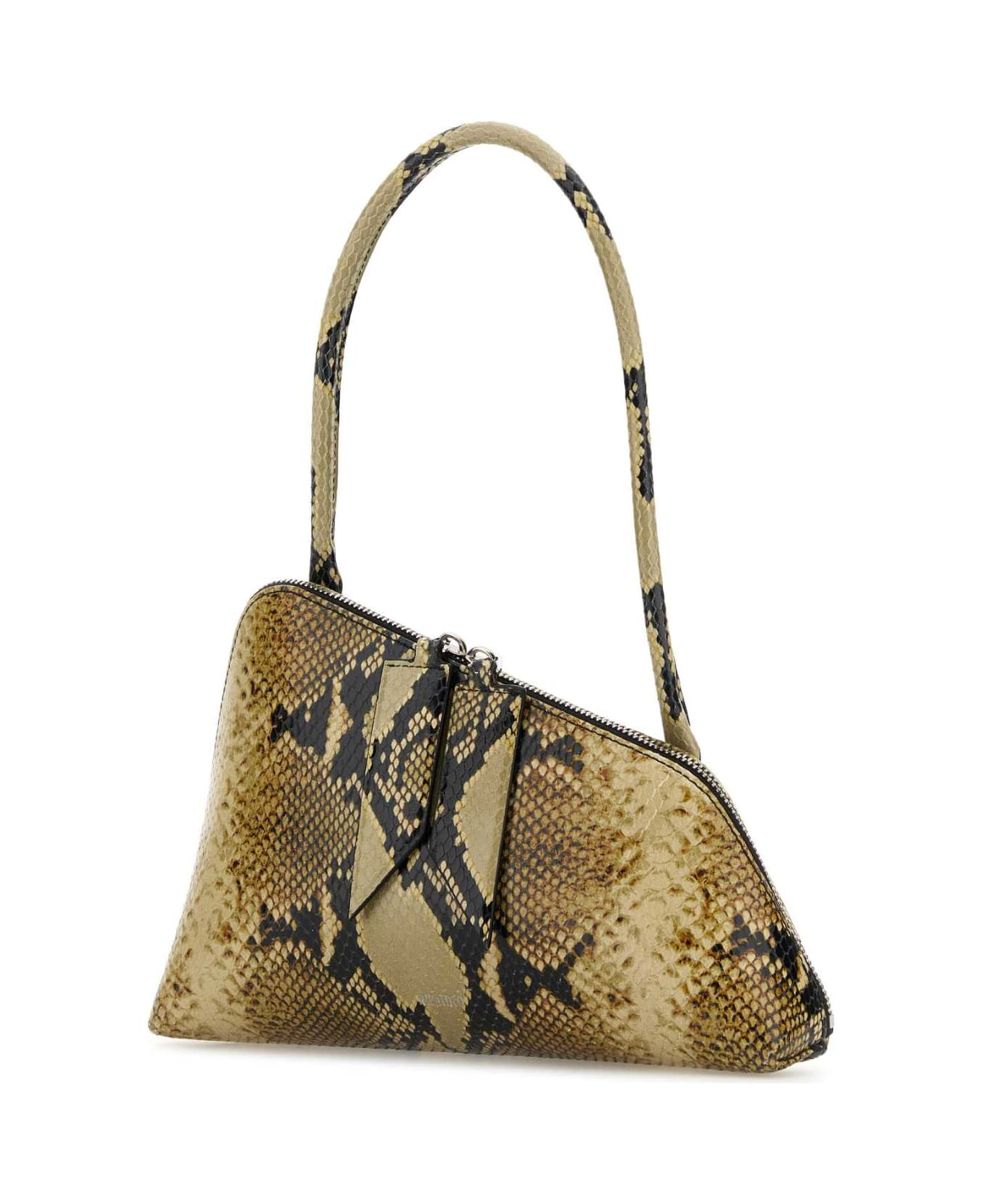 Printed Leather Sunrise Shoulder Bag - 2