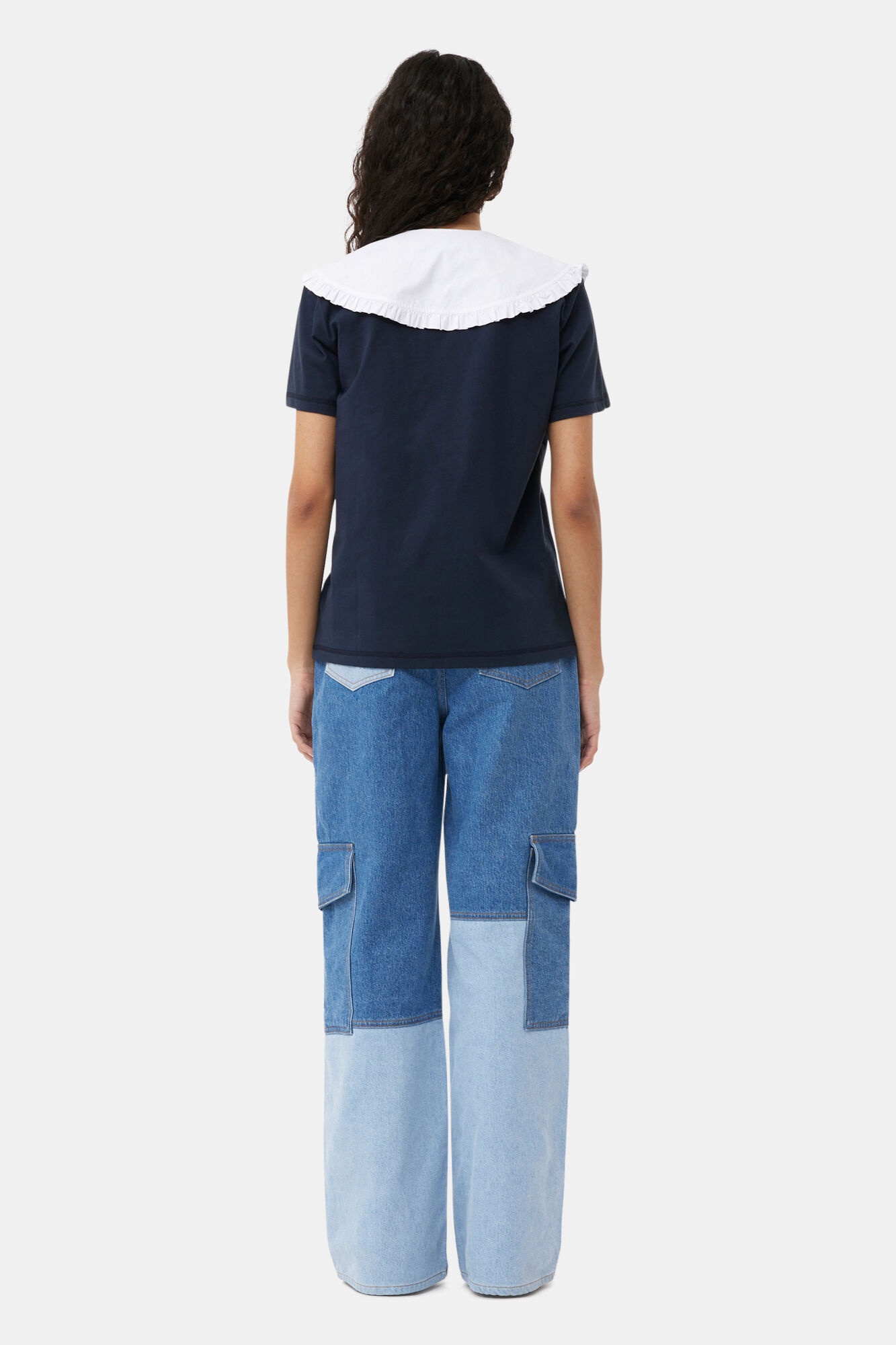 MID BLUE VINTAGE ANGI JEANS - 4