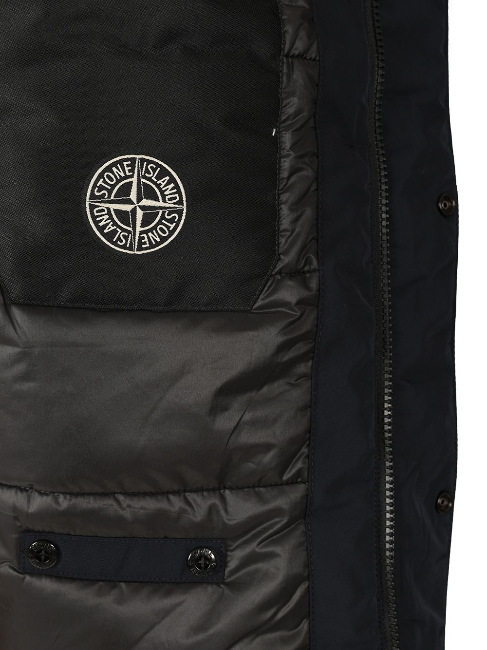 Padded Field Jacket In Micro Twil Jackets Blue - 6