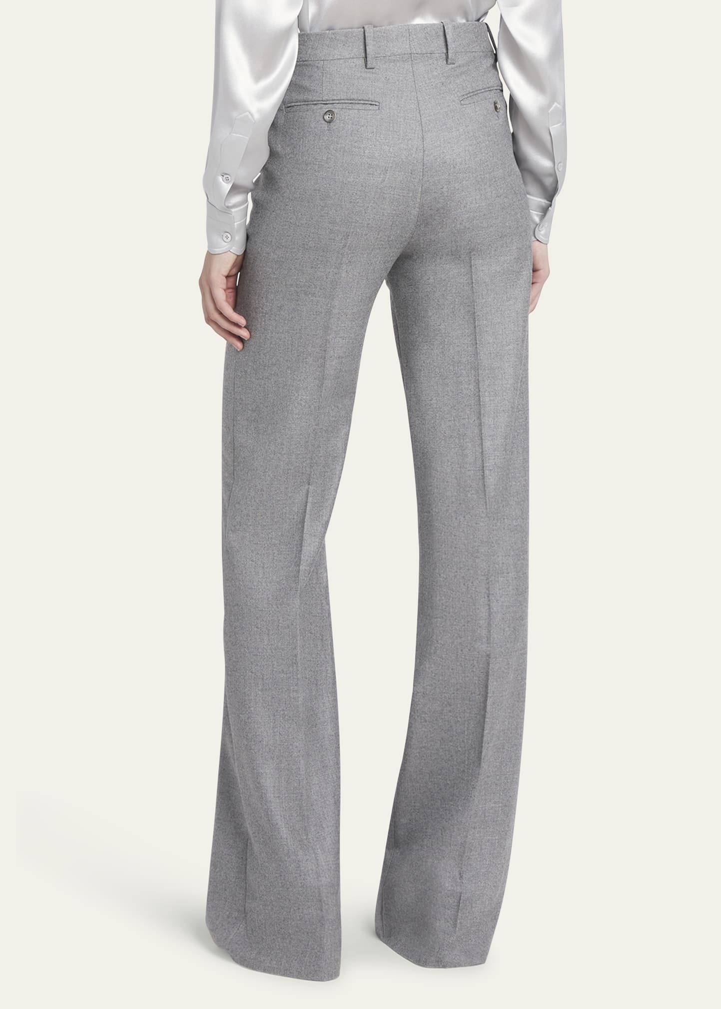 Bootcut Cashmere Trousers - 3