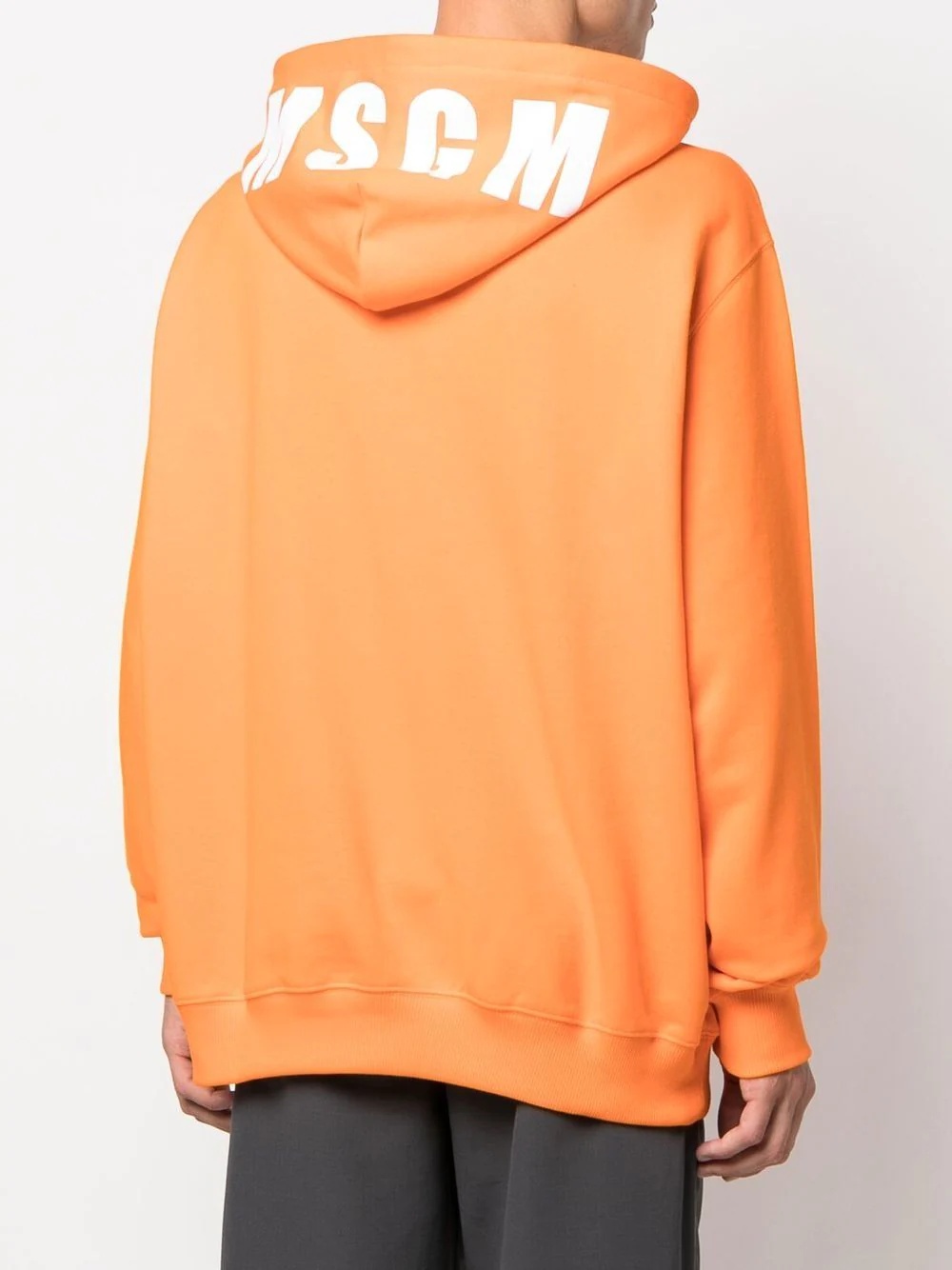 drawstring-fastening logo-print hoodie - 2