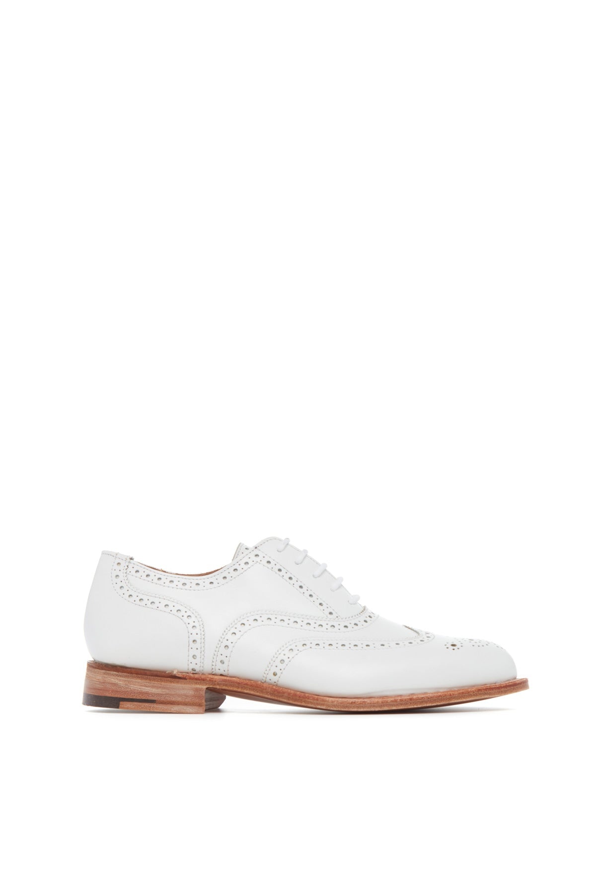 Wincap Oxford Shoe in White Leather - 1
