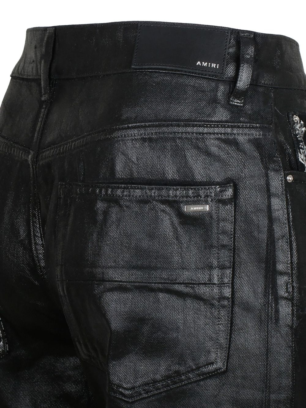 distress-effect jeans - 4