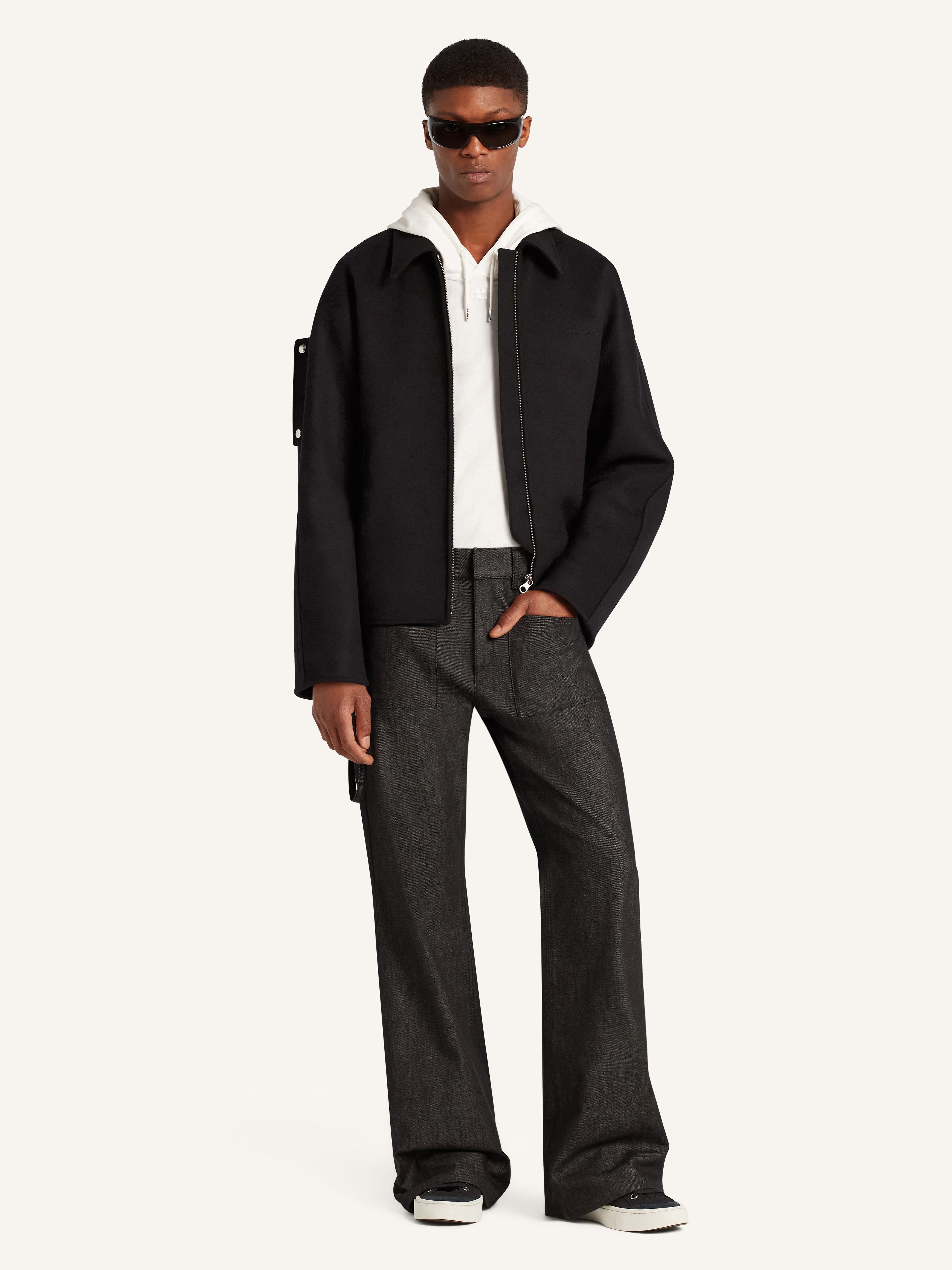 EMBROIDERED WOOL BOMBER JACKET - 2