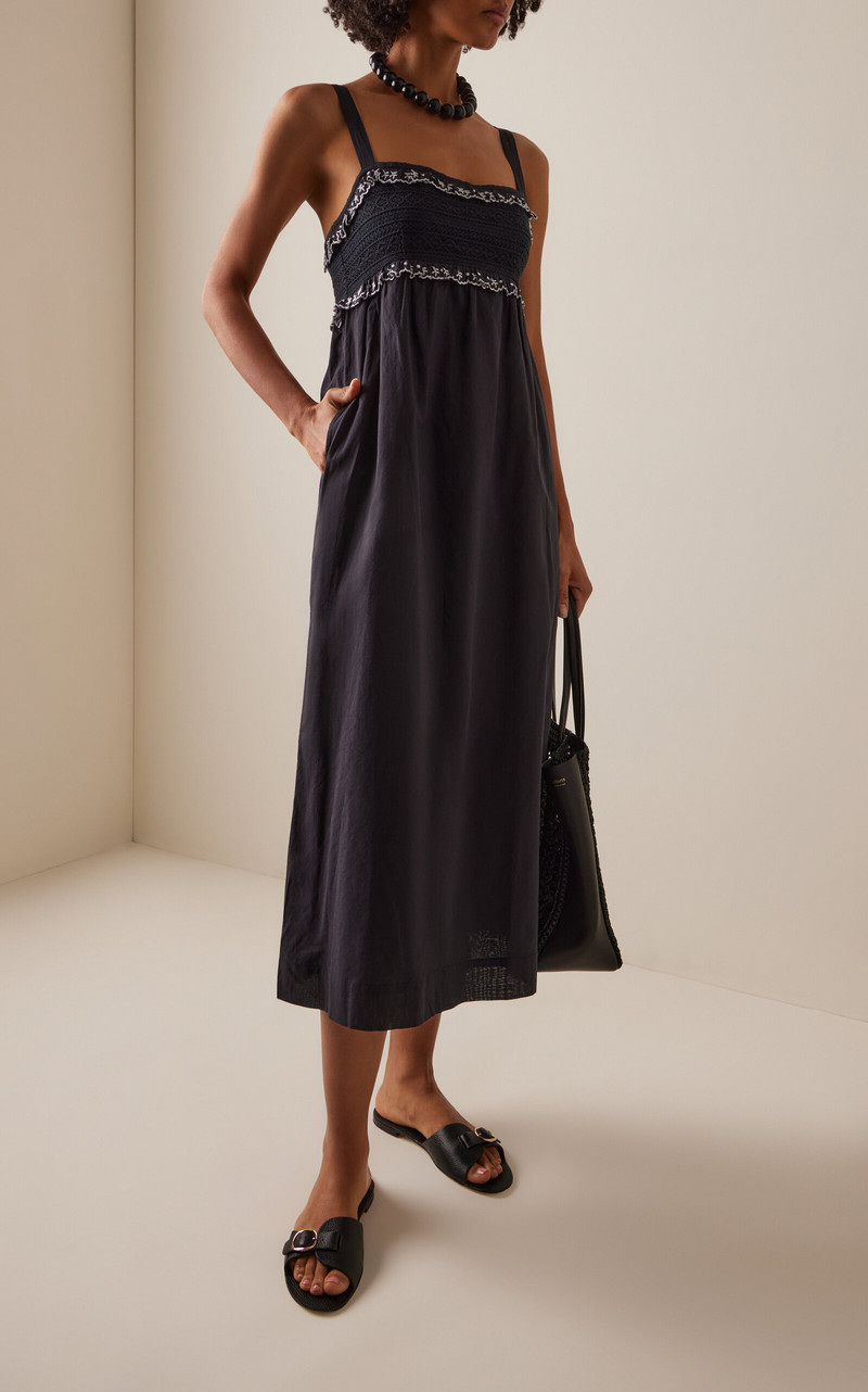 CIAO LUCIA! Dalla Cotton Dress black outlook