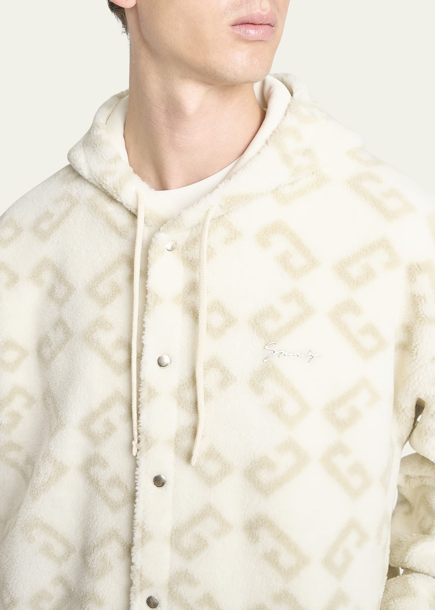 Men's 4G Fleece Hooded Jacket - 5