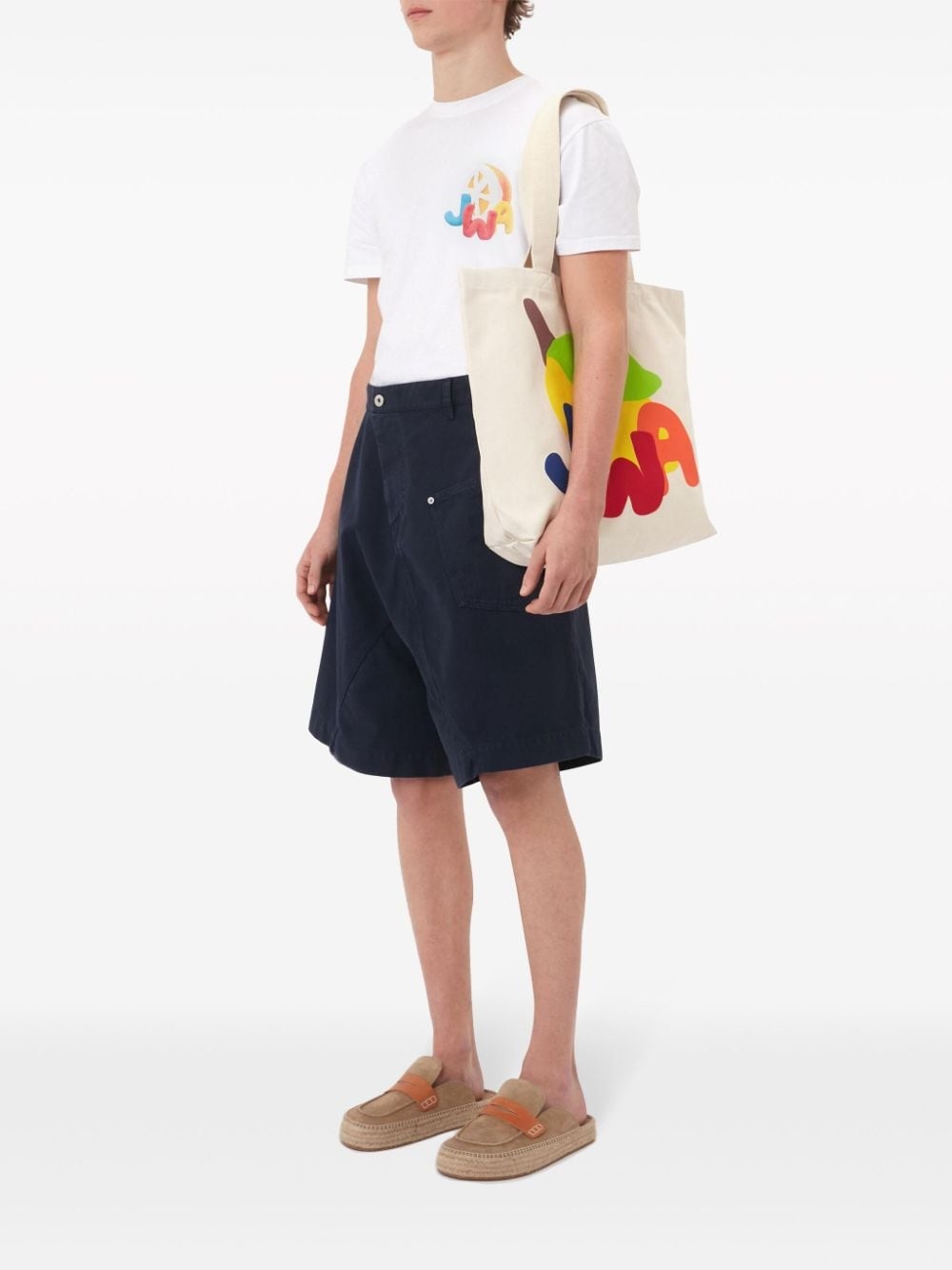 Twisted cotton bermuda shorts - 3