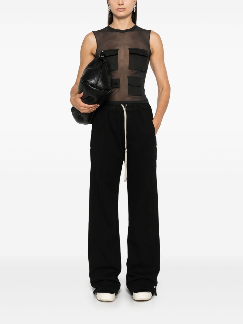 RICK OWENS DRKSHDW Women Fleece Pusher Pants - 3