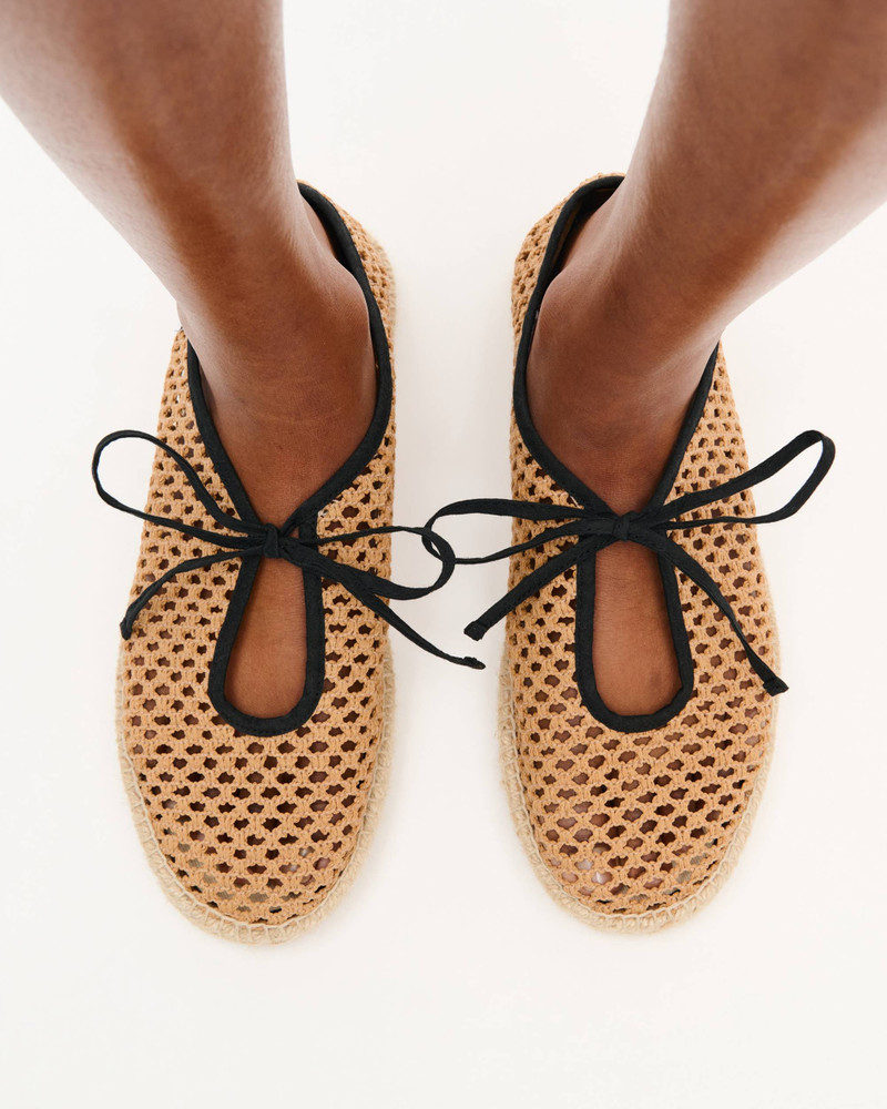 KENZO Espadrilles in raffia outlook