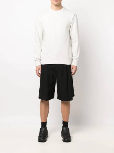 Y-3 crew-neck cotton sweatshirt outlook